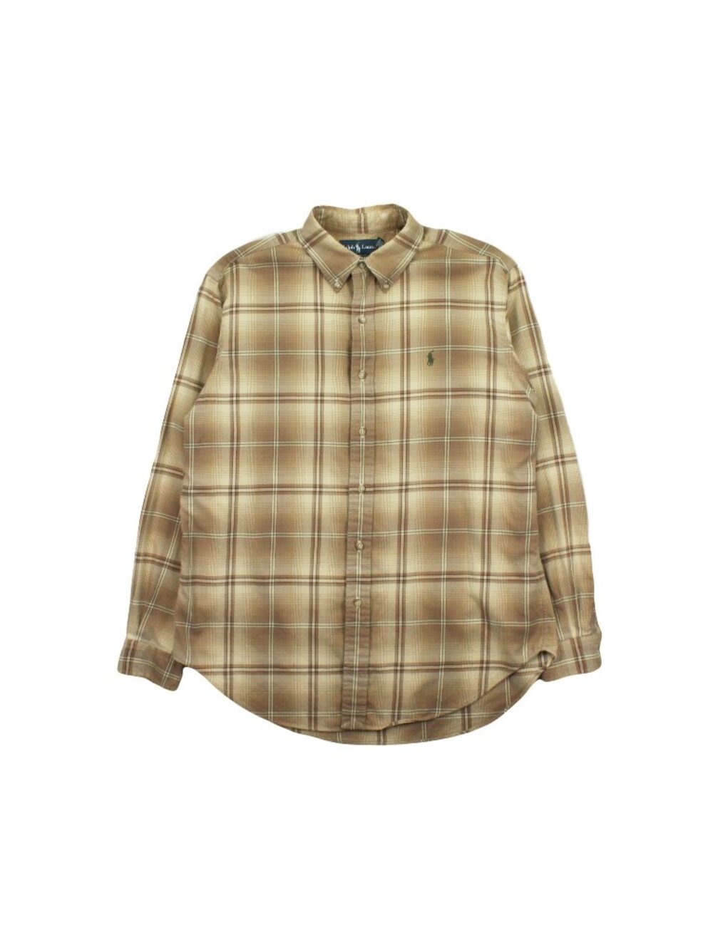 Vintage Polo Ralph Lauren Plaid Button Up Shirt L